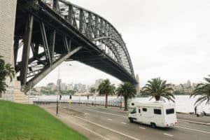 motorhome hire toll roads sydney