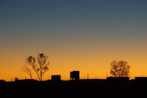 Sunrise at Middleton Outback Queensland