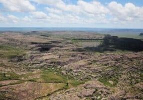 scenic flight views over kakadu national park rocky terrain