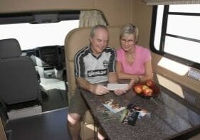 Couple in a Campervan