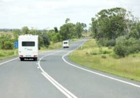 Out on the road in Central Qld